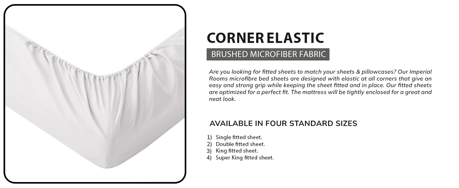 FITTED SHEET 40 CM WHITE