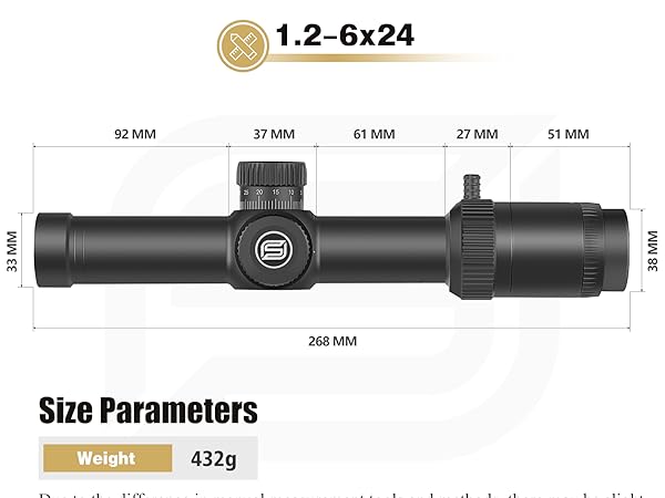 ライフルスコープ 1.2-6x24WA スコープマウント付き Amazon.co.jp: T-EAGLE ライフルスコープ 1.2-6x24WA サバゲー