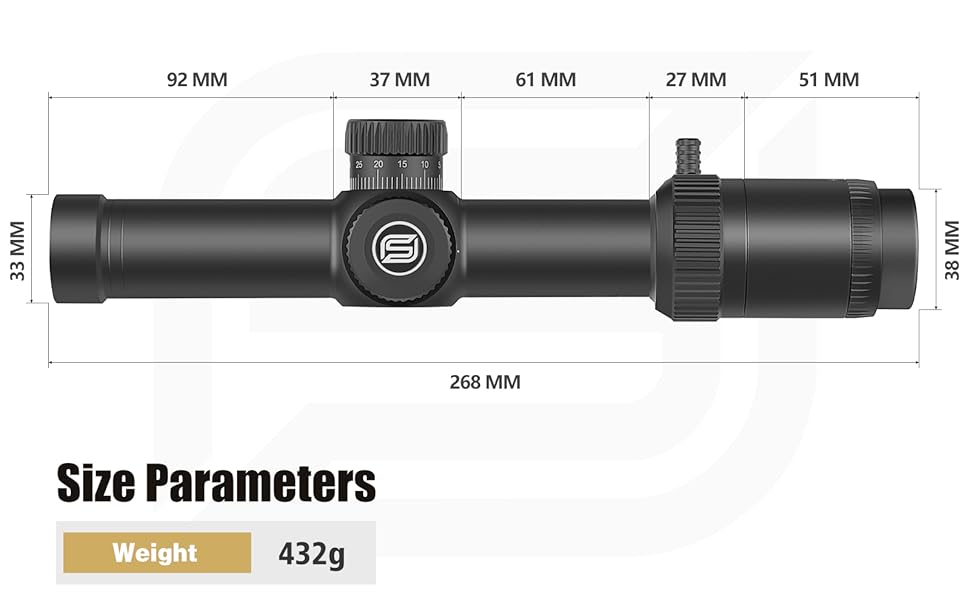 Amazon.co.jp: SPINA OPTICS WolfChase 1.2-6x24 SFP ライフル