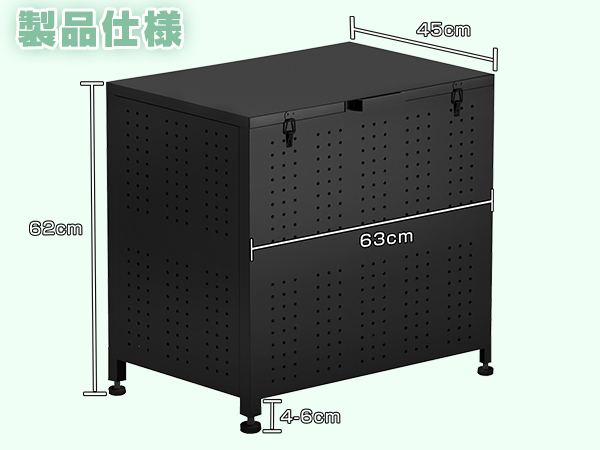 ミモザIKEA 　デトルフ　黒　美品　大阪府北部受取可能な方　2台 シンビ 蓋付きダストボックス 黒 DB-202 1個（ご注文単位1個