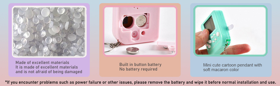 Video Game Birthday Party Favors Keychains for Kids