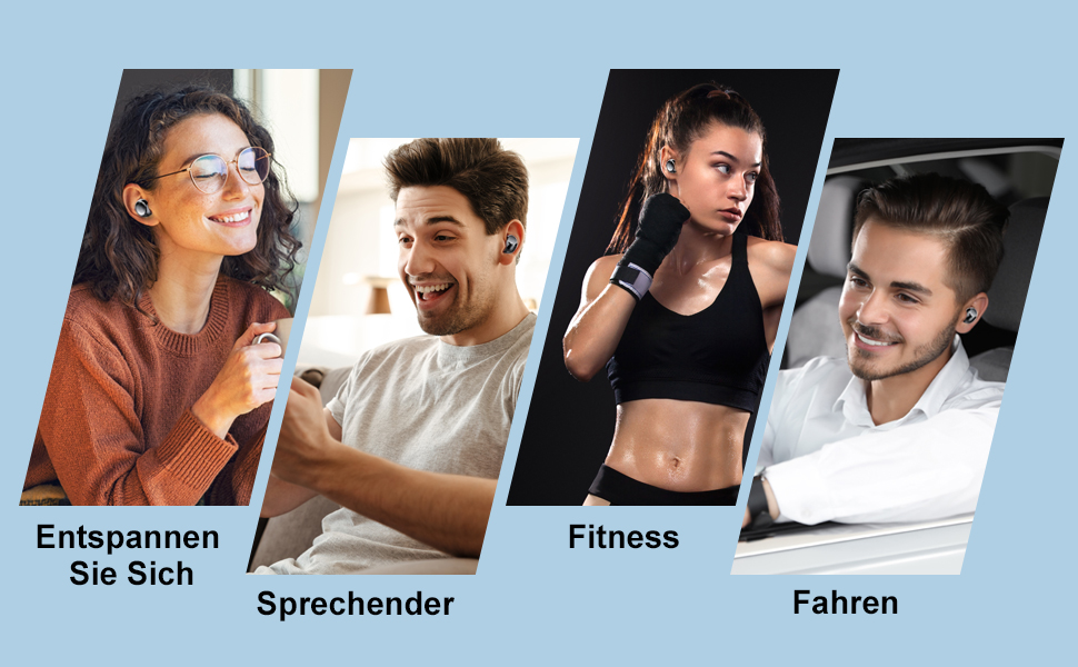 Bluetooth-Kopfhörer, Kopfhörer, kabellose Kopfhörer, In-Ear-Kopfhörer, Bluetooth, kabellose Kopfhörer