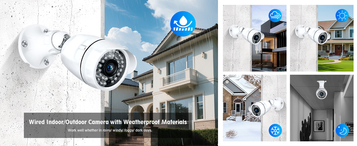 Eversecu 4 Channel Security Camera System