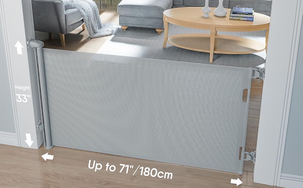 PunchFree Retractable Baby Gates, BabyBond Baby Gate for