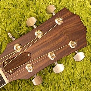⭕ 6連ペグ エレキヘッド メイビス エレアコ アコースティックギター アコギ アコースティックギター】伝説の6連ペグ仕様のギター、1本のみ