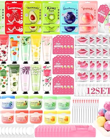 132 PCS Spa Party Supplies for Girls