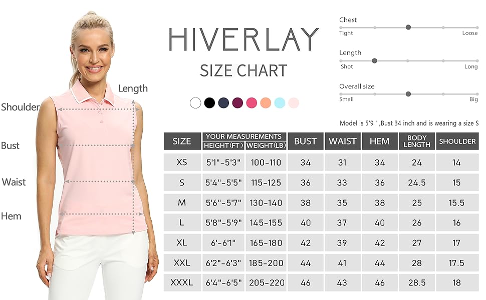 women sleeveless polo shirts