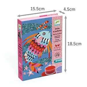 Amazon.co.jp: DJECO ジェコ サンド＆グリッター フィッシュ
