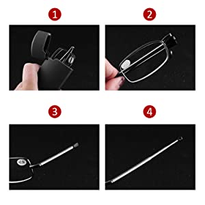 Gafas de Lectura Plegables Para Hombres