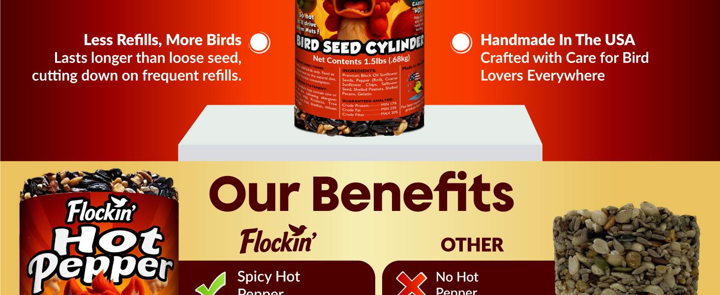 benefits of flockin seed cylinders