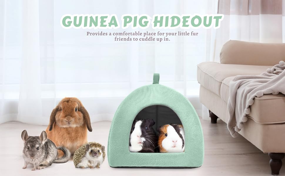 Tierecare Guinea Pig Hideout Washable Small Animal Bed