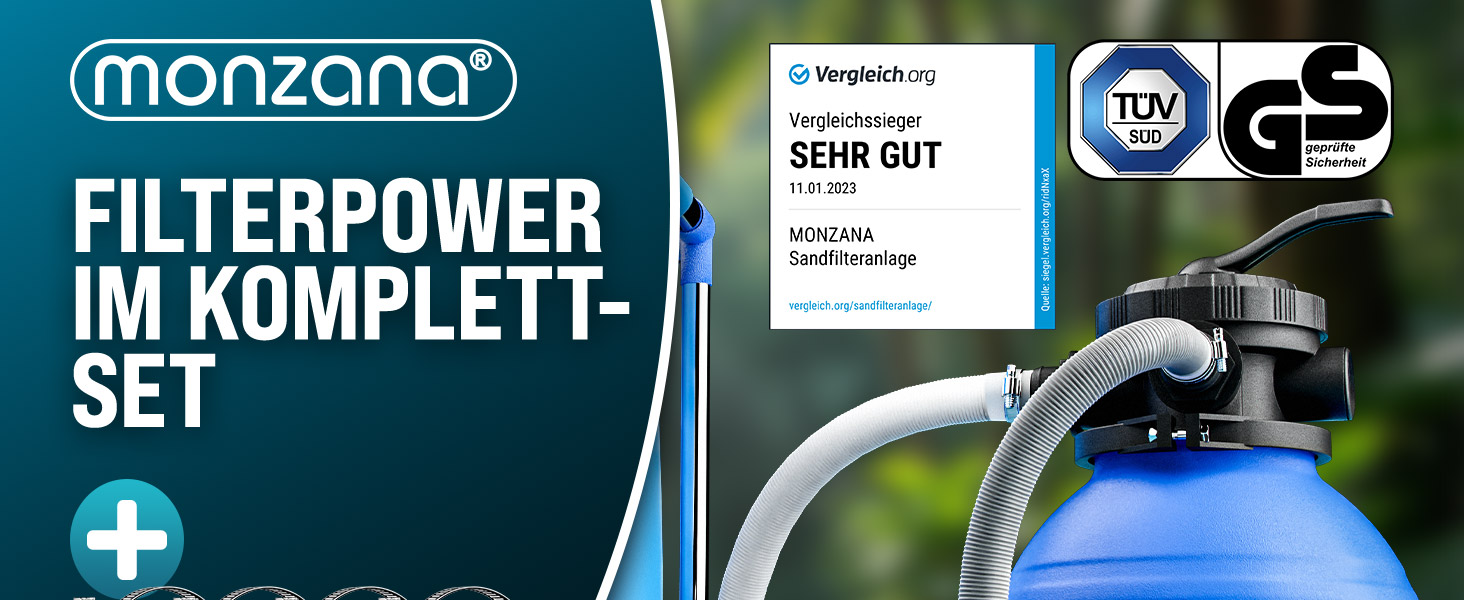 MONZANA® Sandfilteranlage Pool Selbstansaugend - Für professionellen Einsatz in großen Beckungen mit 10.200L/h Leistungs Bdff8dd1 B783 4f19 9659 356d7e26e904. CR0,0,1464,600 PT0 SX1464 V1