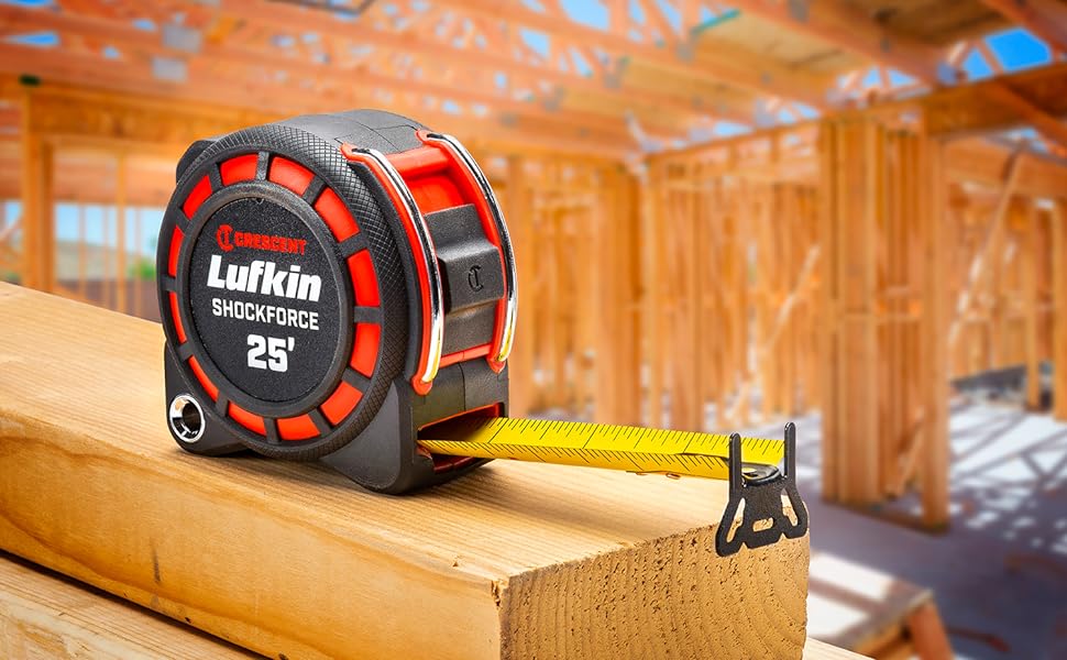 telo タープ crescent Crescent Lufkin SHOCKFORCE NITE EYE 25-ft Tape Measure in