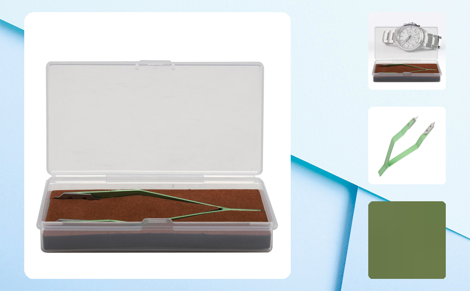 Watch Repair Tweezers, V Shaped Watch Spring Bar Tweezers