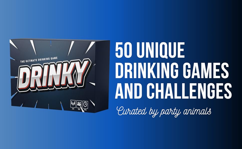 DRINKY Drinking Game for Adults Ultimate Drinking Games for Adults Party Exciting Drinking