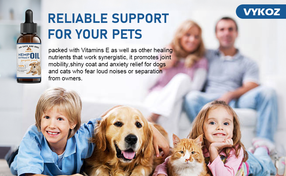 Pet Hemp Oil for Dogs and Cats