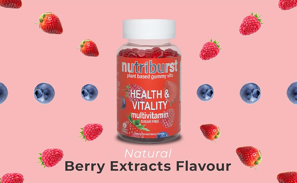 NUTRIBURST Health & Vitality UKs Most Trusted Brand VEGAN & SUGAR