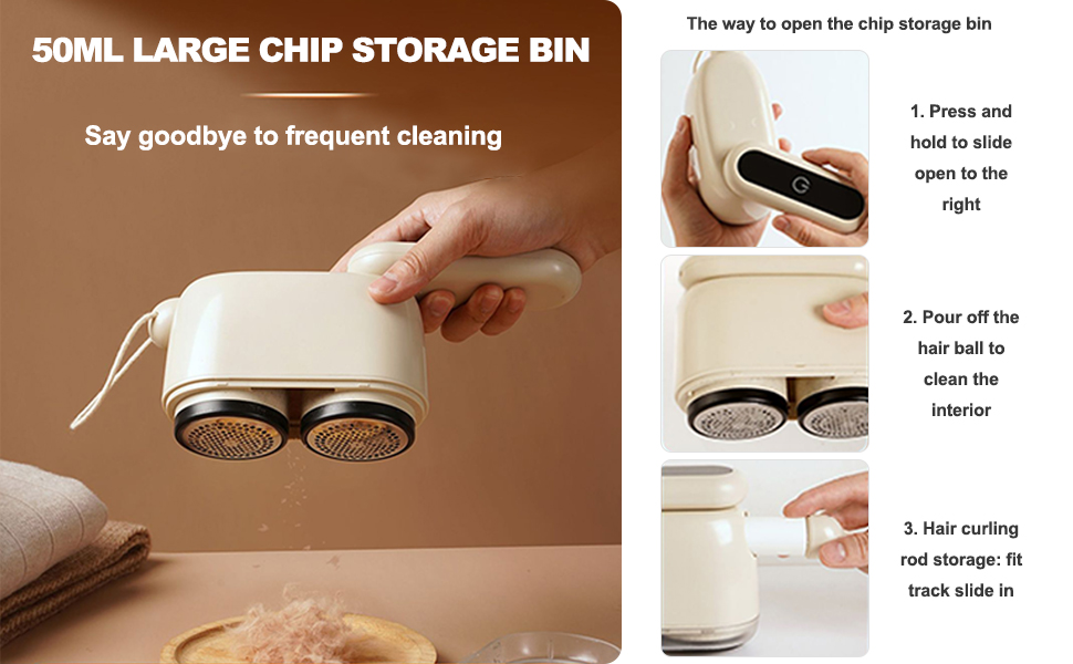 GIQVCA Fabric Shavers for Clothes Rechargeable Electric