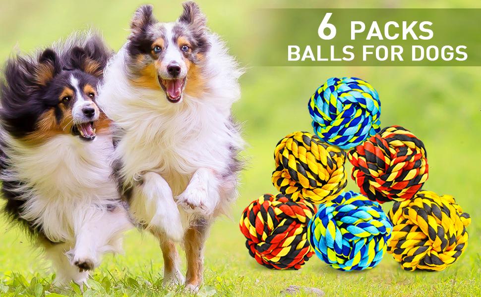 SHARLOVY Dog Chew Toys for Aggressive Chewers, Dog Balls for Large Dogs, Heavy Duty Dog Toys