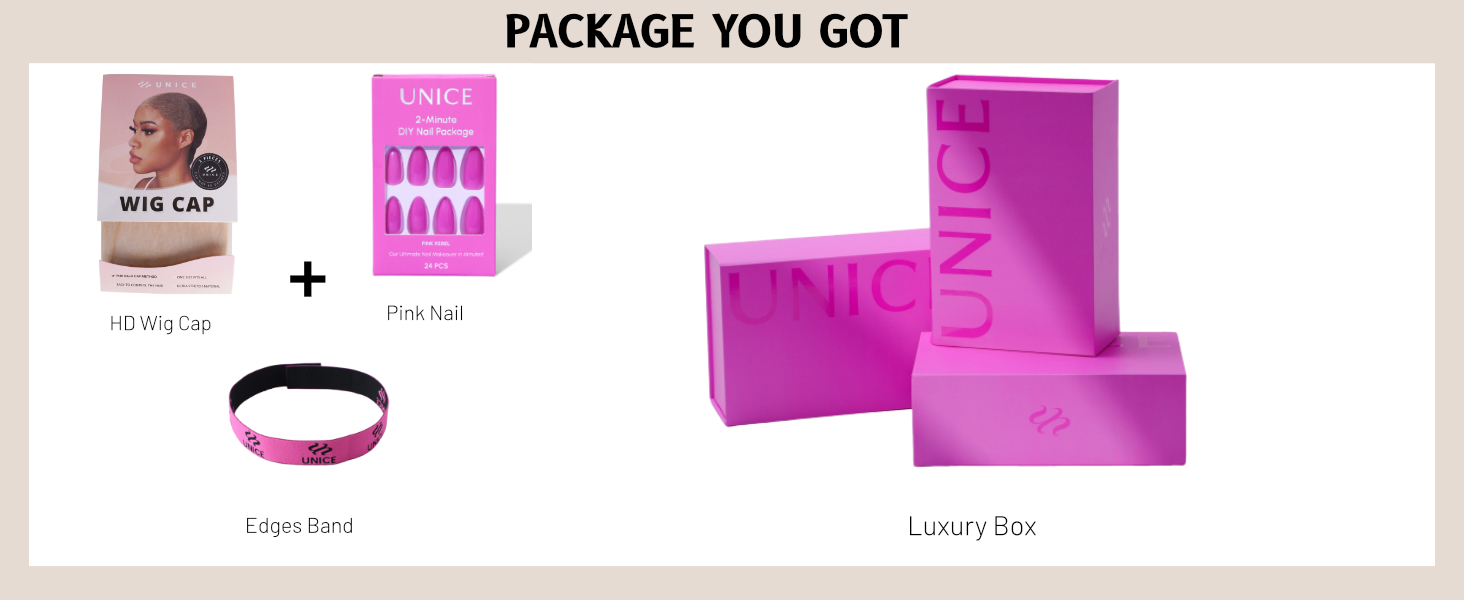 unice brown blonde highlight straight short bob pre cut hd lace front wigs human hair