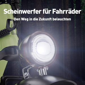 Scheinwerfer für Fahrrader