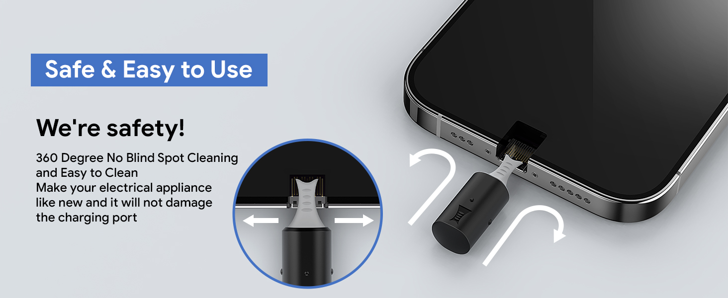 12 in 1 iPhone Cleaning Kit for Charging Port Cleaner