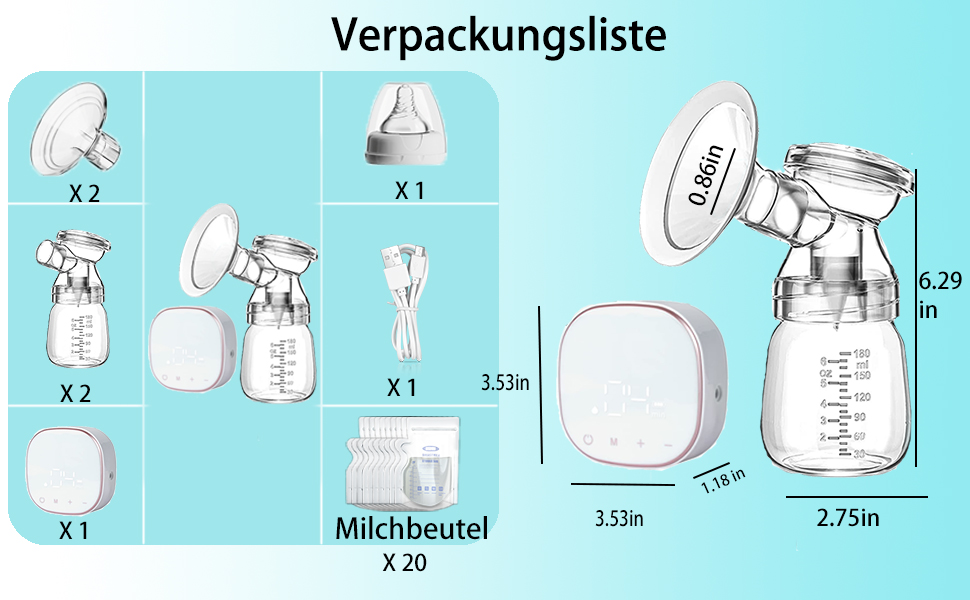 Bilaterale Milchpumpe