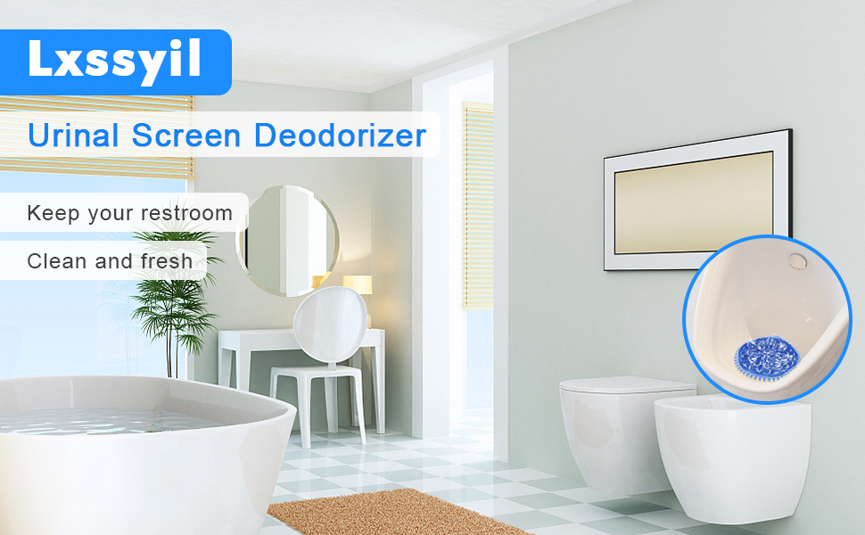 Urinal Screen Deodorizer 20 Pack,Urinal Cakes Deodorizer AntiSplash