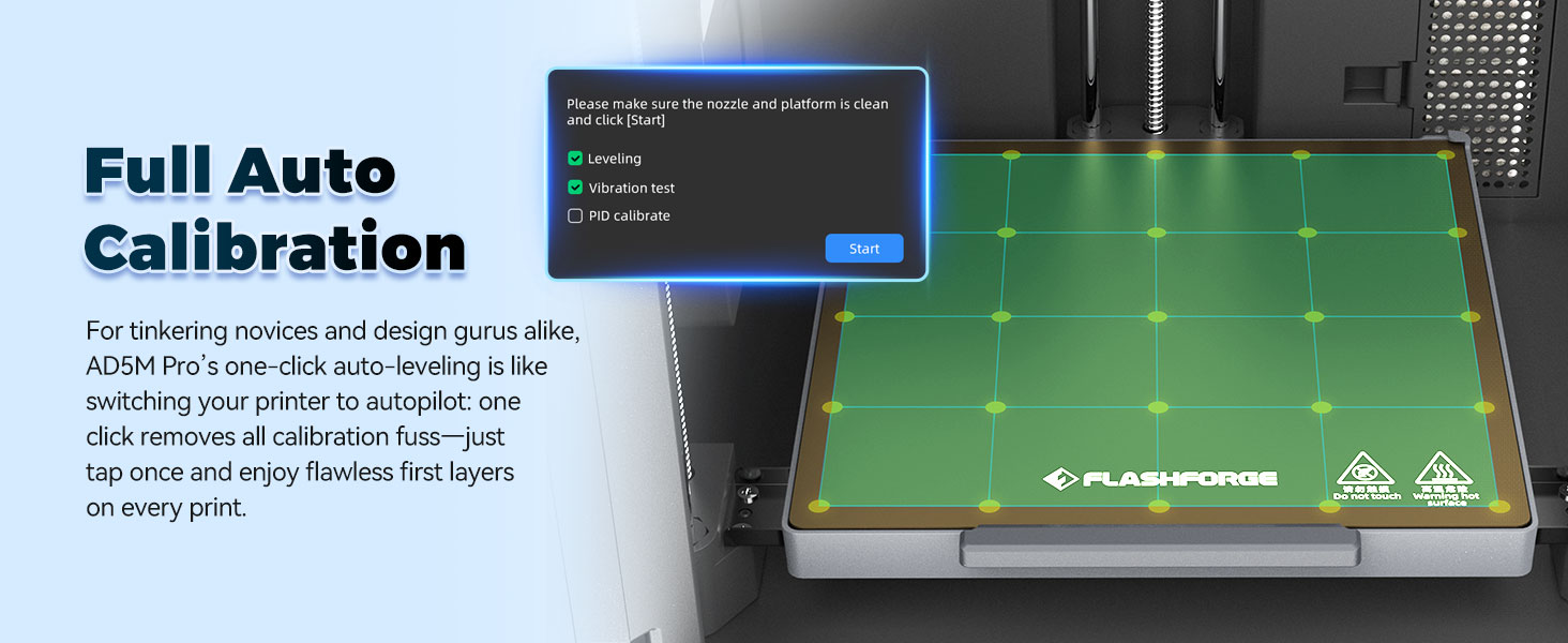 Full Auto Calibration 3D Printer