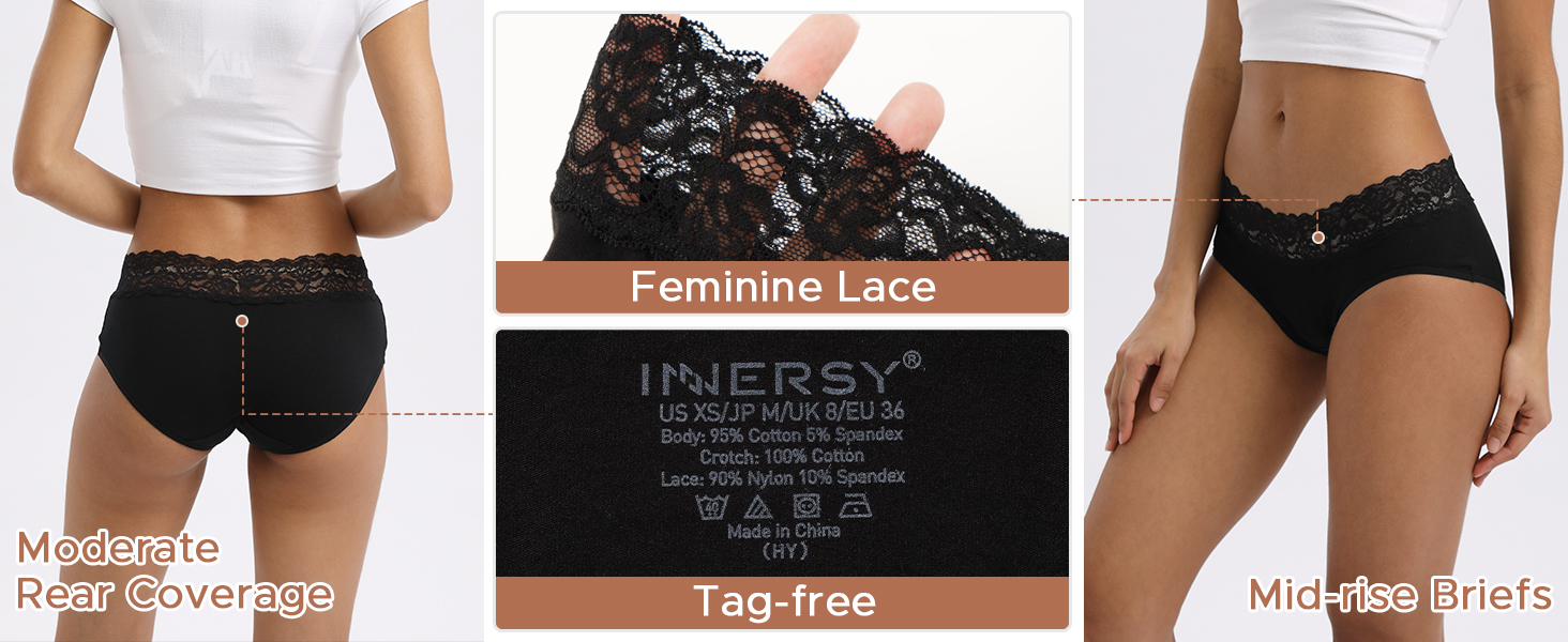 cotton lace panties