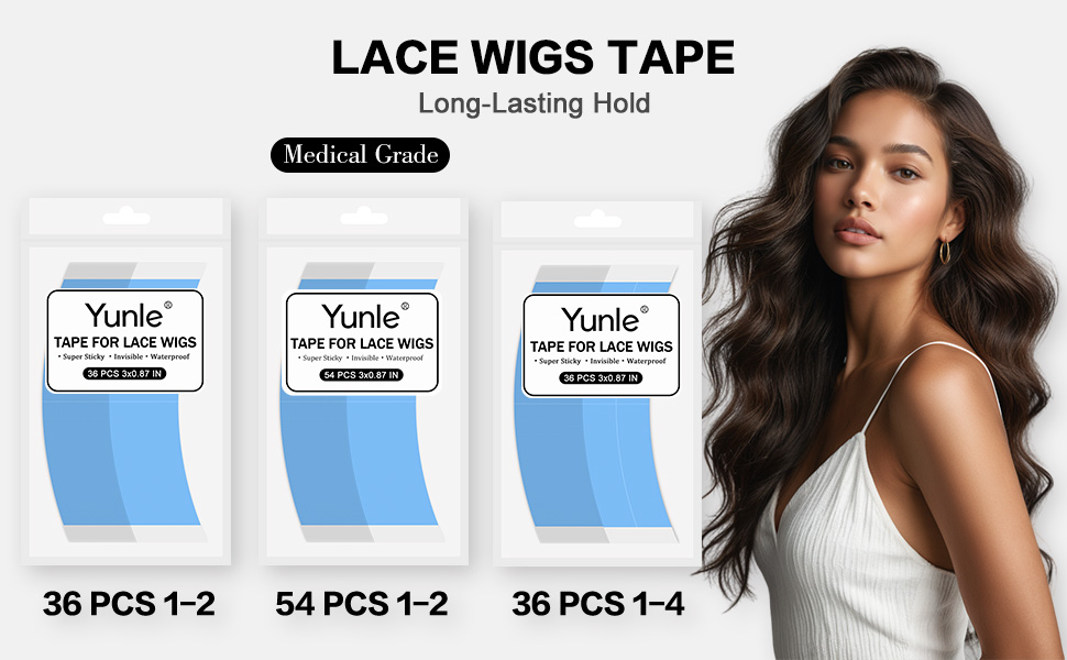 Amazon.com: Yunle Lace Front Wig Tape Double Sided Wig Tape