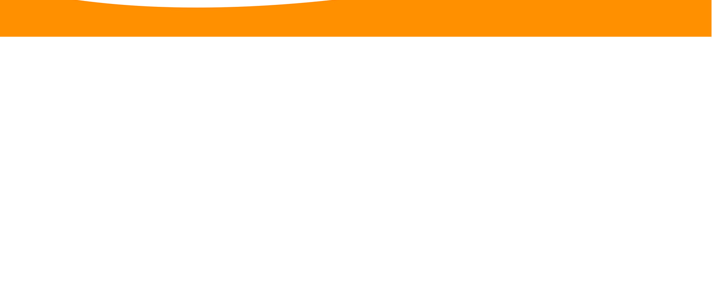 Eine dünne orange horizontale Linie auf weißem Hintergrund.
