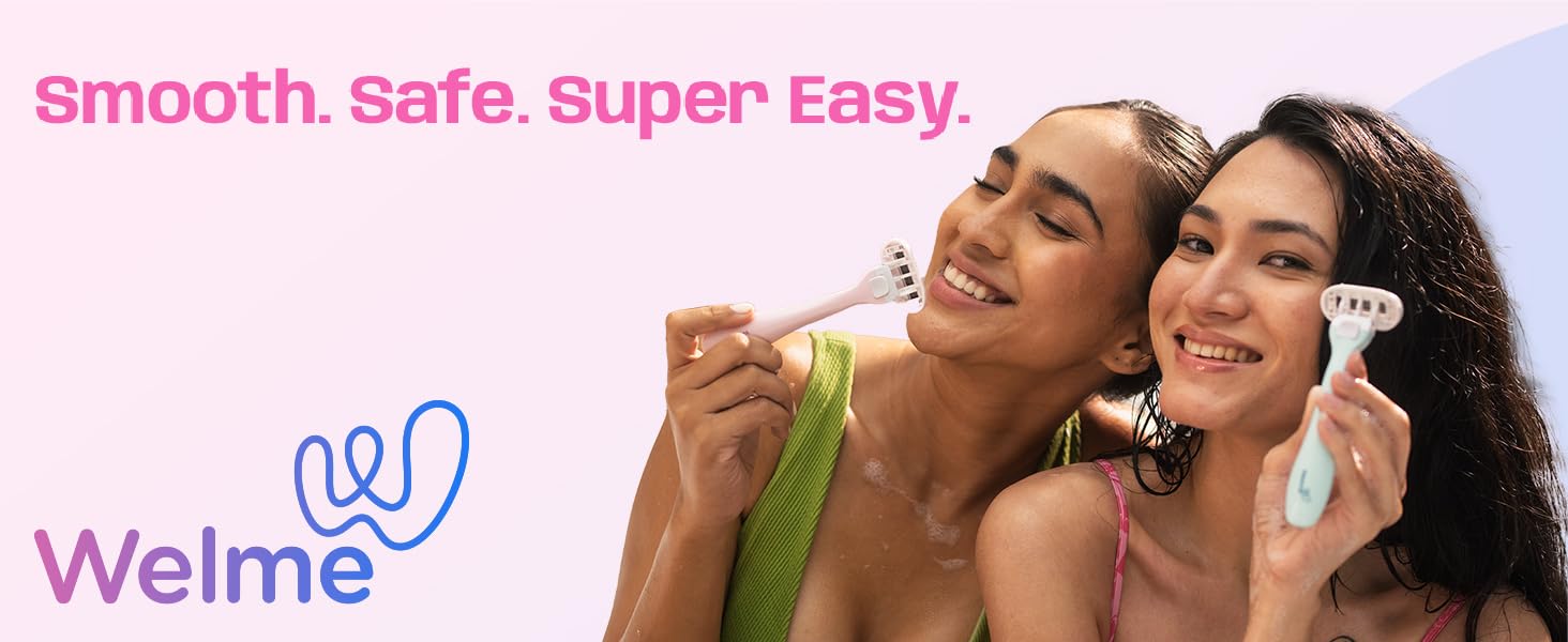 Pink body razor smooth shaving for girls full body shave women pink rajar