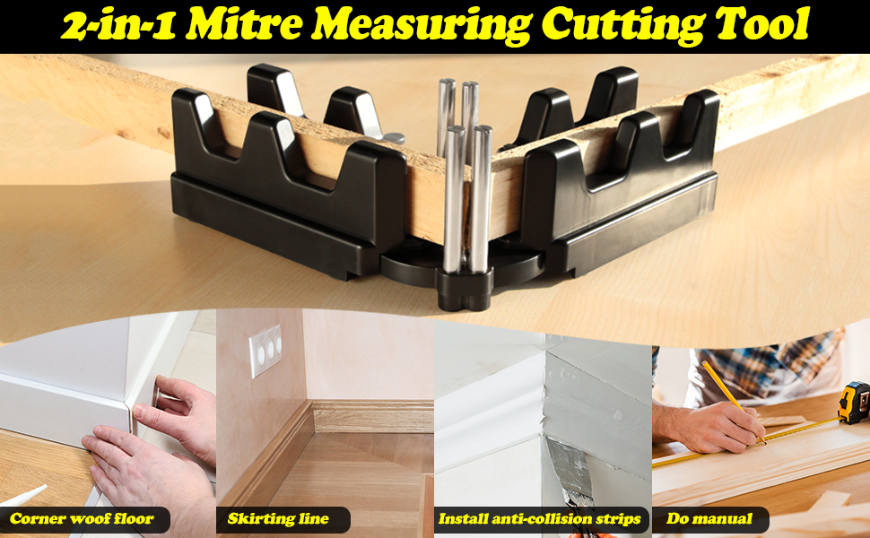 mitre measuring cutting tool