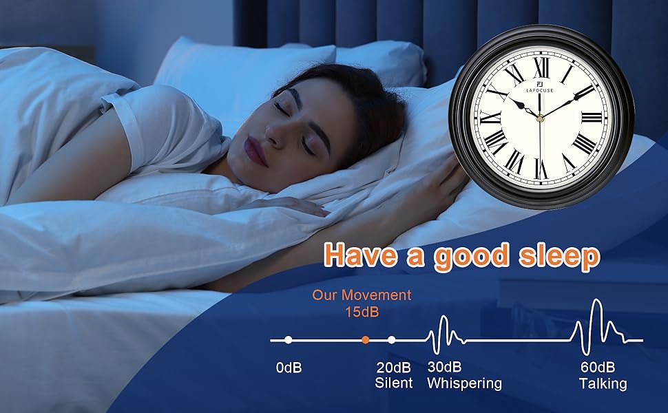 silent non ticking wall clock