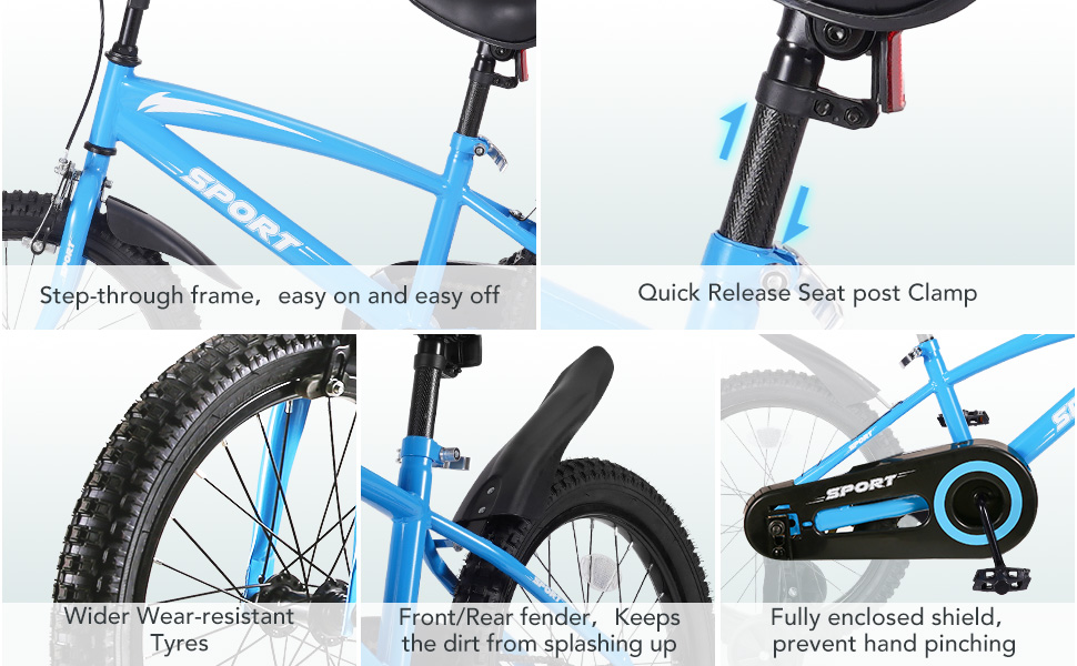 Side-by-side comparison of the bike in Balance Kid Mode with training wheels and Bicycle Mode without training wheels.