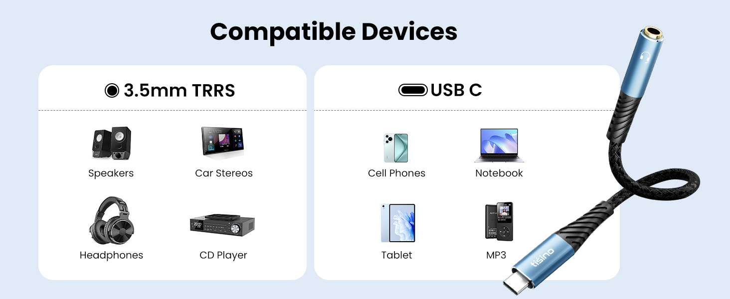 type c to aux adapter
