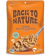 Back to Nature Granola Clusters Cereal - Non-GMO, Plant Based Snacks made with Whole Grain Rolled...