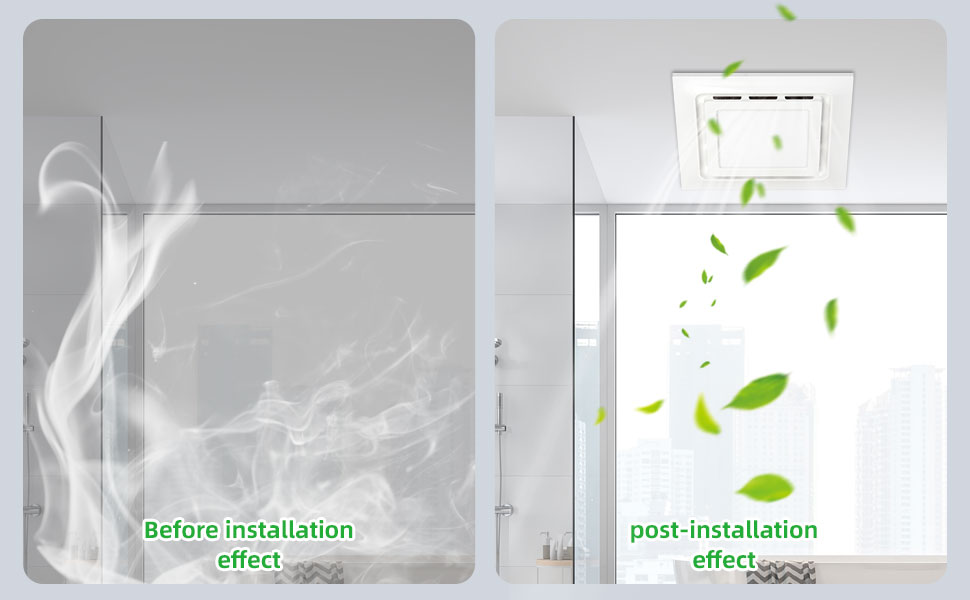 Ventilation fan with LED light
