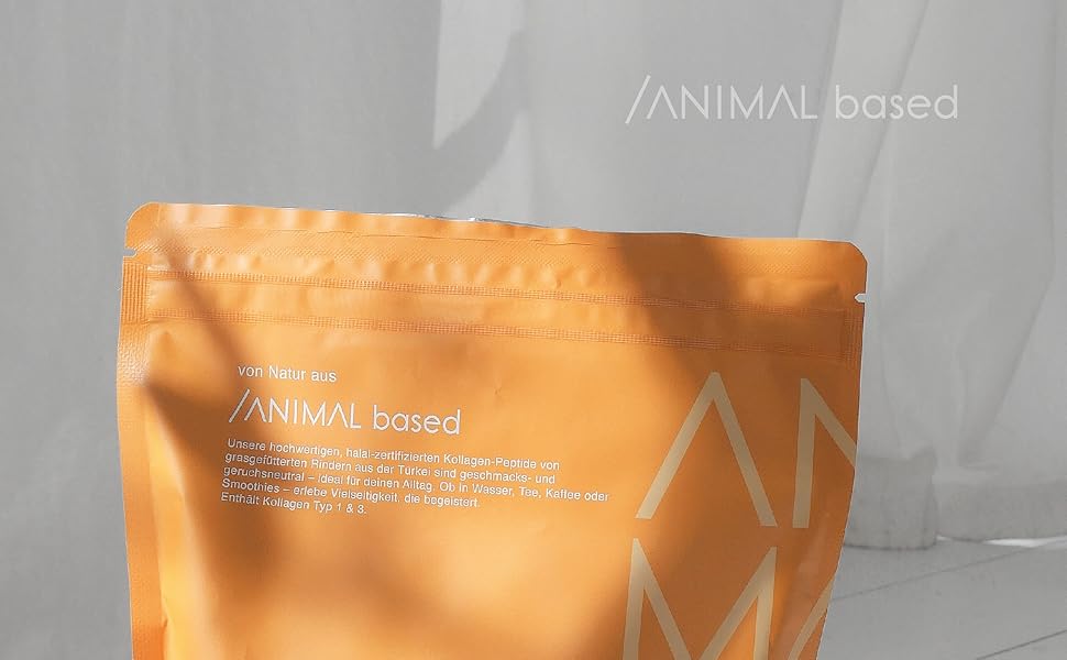 Kollagen-Peptide, halal-zertifiziert, hoch bioverfügbar, 100 % rein, unterstützt Gelenke & Haut
