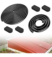 Compatible with Bilco Basement Door Weatherstrip Kit - 1 U Shaped Gasket, 1 Bulb Trim Gasket, 4 C...