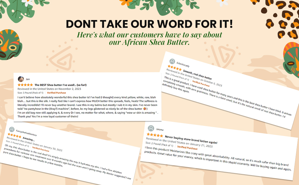 Here's what our customers have to say