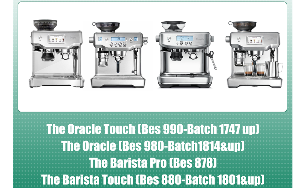 4 Pack Upgrade Water Filters for Breville,Replacement Water