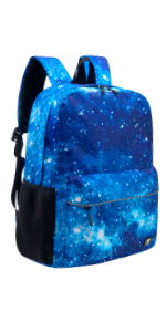 Galaxy Blue Backpack for Boys