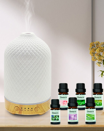 Ceramic Diffuser with 6pcs Oils set