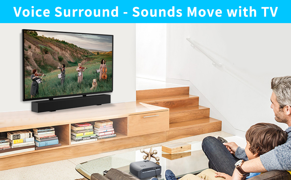 notiela Universal Soundbar Mount, Sound Bar Mount Under TV
