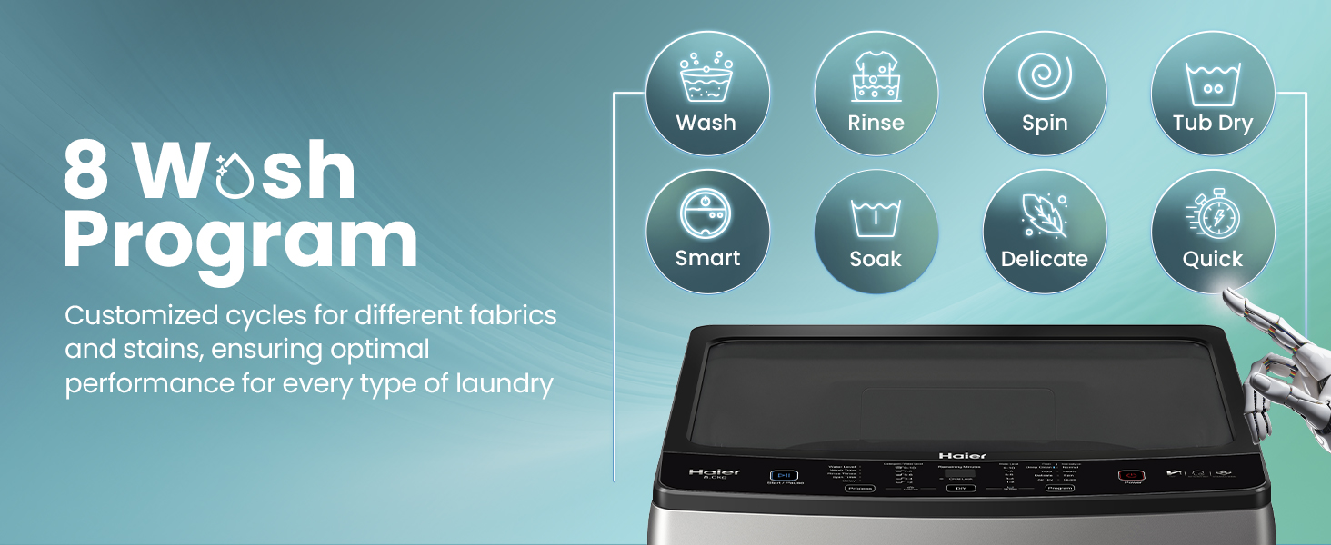 8 wash program