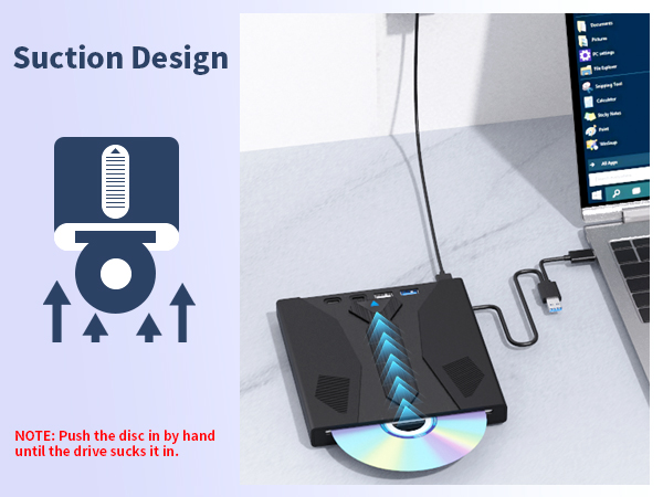 Amazon.com: 8 in 1 External Blu Ray Drive, Support 100G Disc