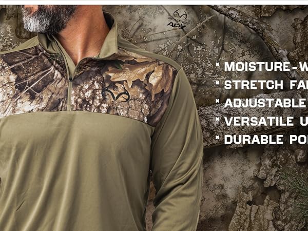 ウェア REALTREE RealTree max-5 Max 5 Sweatshirt Pullover Camo camouflage 1/4