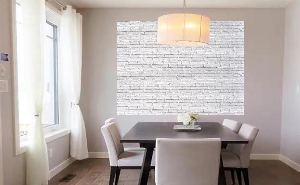 XYSCZYY 6x6ft White Brick Backdrop Brick Backdrops for